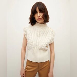 Veronica Beard Holton Knit Vest NWT Size XS